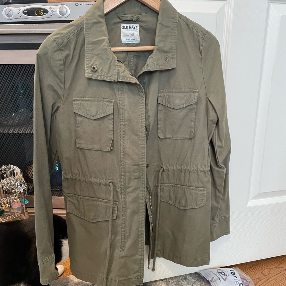 Old Navy Utility Jacket XS Green